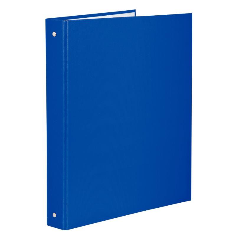 Image de  Classeur 4 anneaux en carton plastifié, format A4, dos 4 cm, bleu 