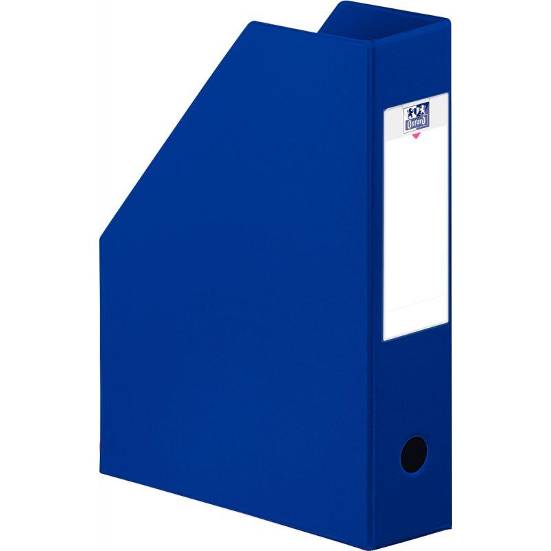 Image de  Porte-revues OXFORD en PVC dos 10cm bleu 