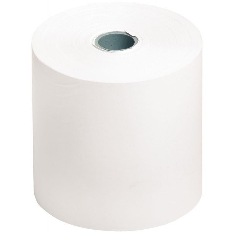 Image de  Paquet de 10 bobines comptables de papier blanc thermique format 57 x 60 mm, longueur 44 m 