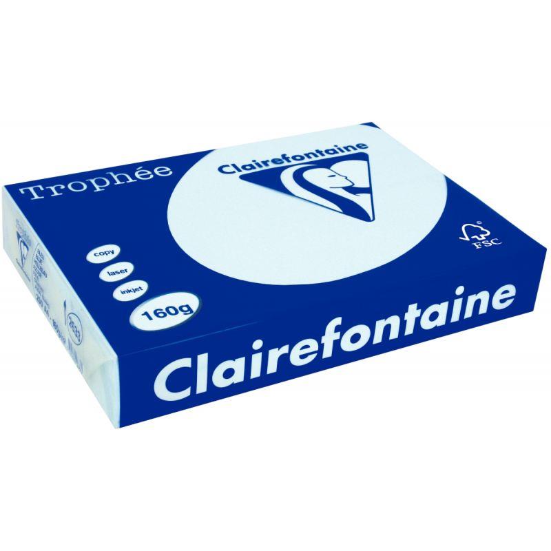 Image de  Paquet de 250 feuilles format A3 160g bleu CLAIREFONTAINE 