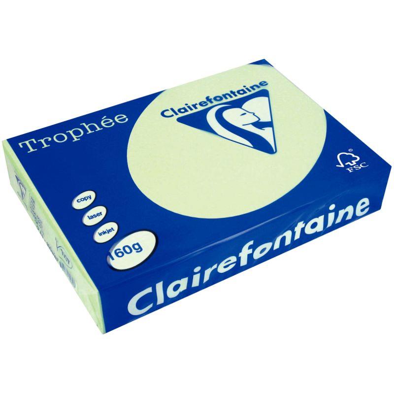 Image de  Paquet de 250 feuilles format A3 160g vert golf CLAIREFONTAINE 