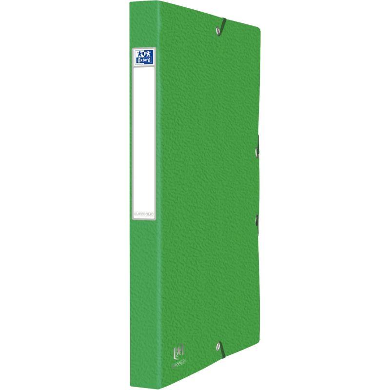 Image de  Boite de classement en carte grainée EUROFOLIO+ dos 2,5 cm, vert 