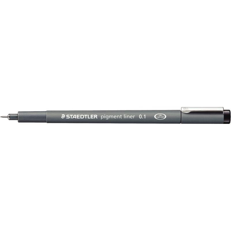 Image de  Feutre pigment liner 0,1mm noir 