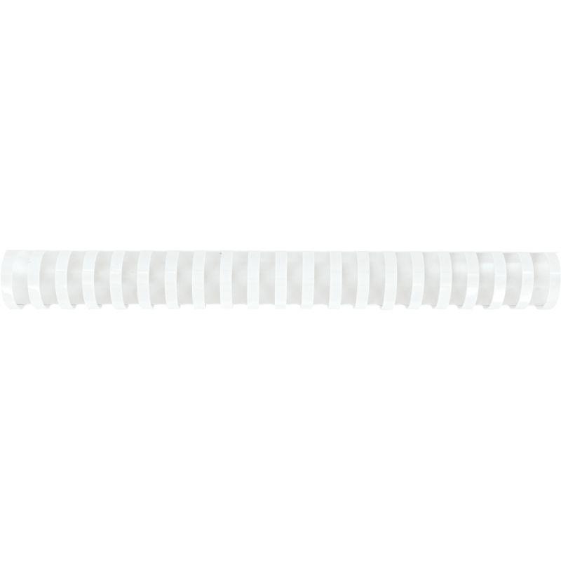 Image de  Boîte de 50 reliures plastiques couleur Ø 28mm blanc 