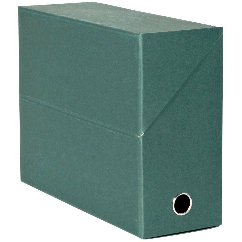 Image de  Boite de transfert papier vert, dos 12 cm 