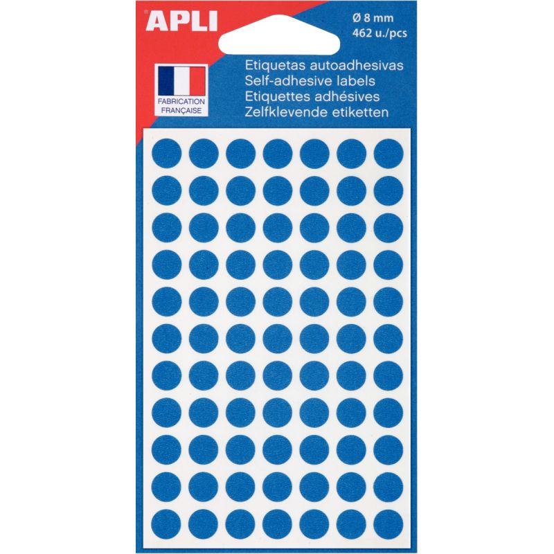 Image de  Etui de 462 pastilles de couleur diamètre 8mm bleu 