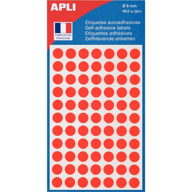 Image de  Etui de 462 pastilles de couleur diamètre 8mm rouge 