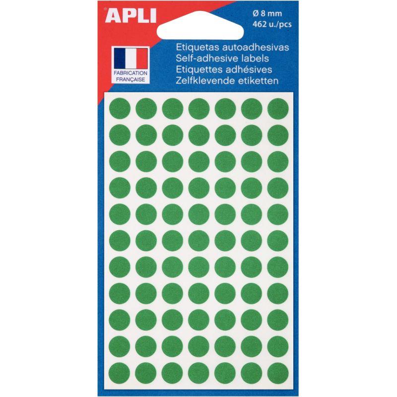 Image de  Etui de 462 pastilles de couleur diamètre 8mm vert 