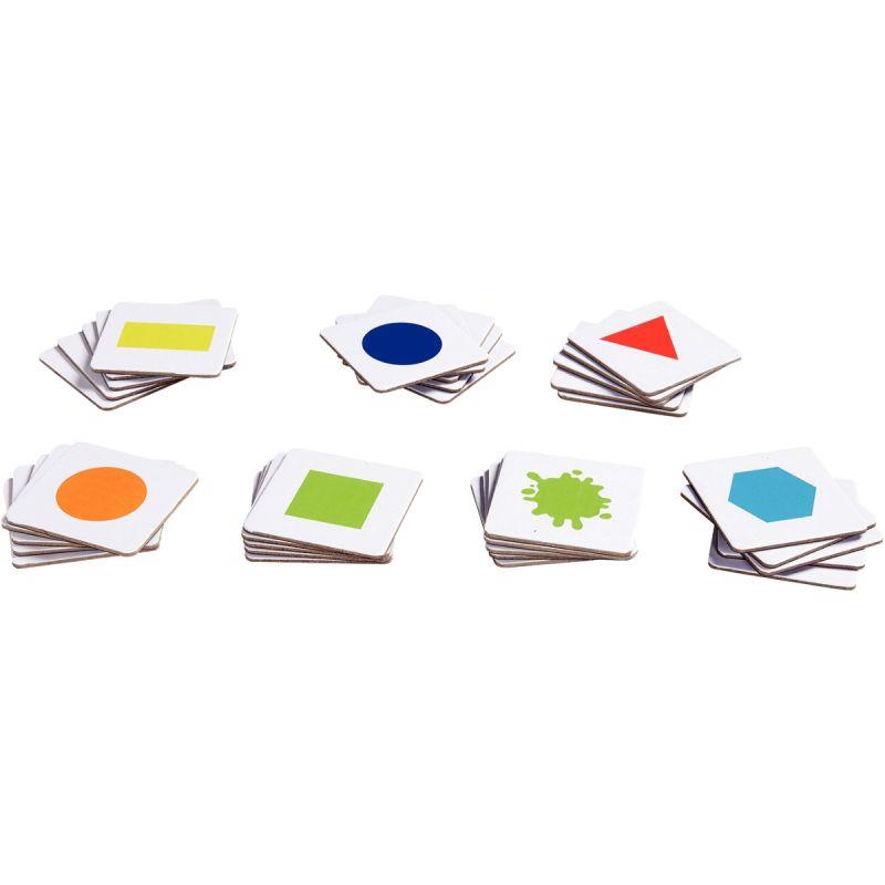 Image de  Lot de 35 jetons magnétiques formes et couleurs 