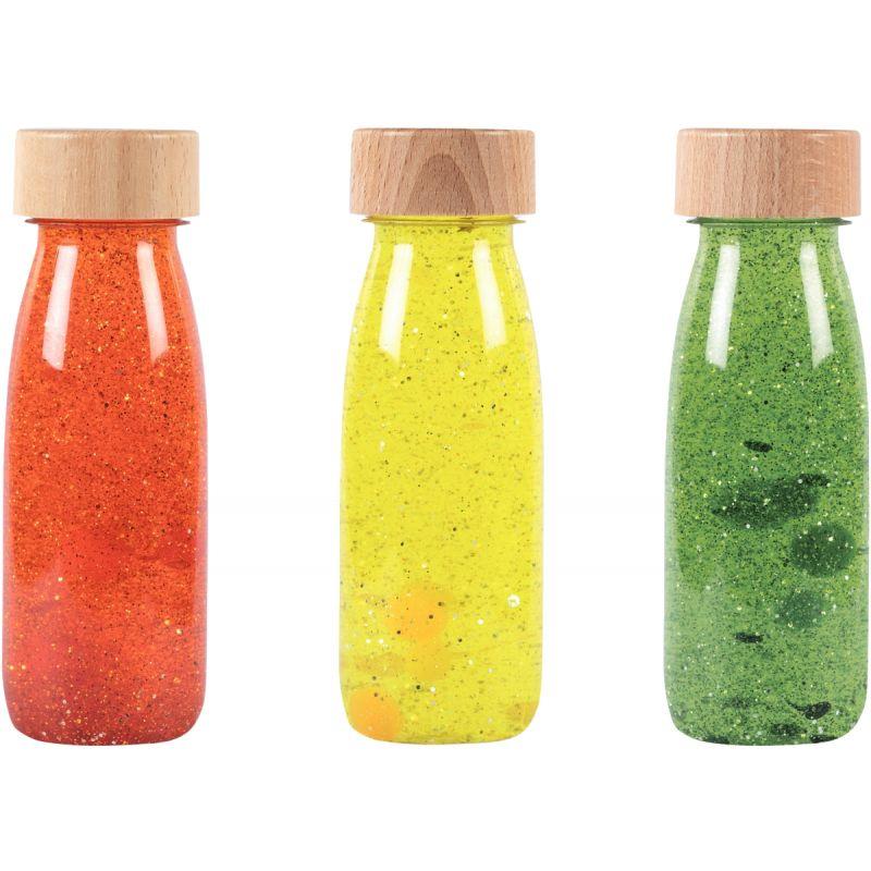 Image de  Pack de 3 bouteilles sensorielles PETIT BOUM, crépuscule 