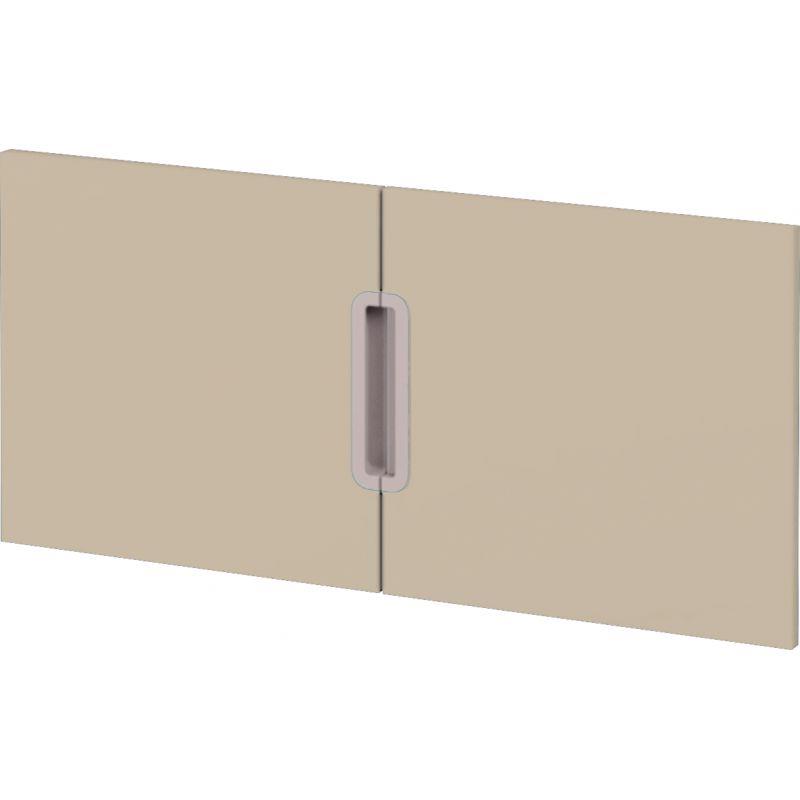 Image de  Lot de 2 portes beiges pour meubles à étagères 