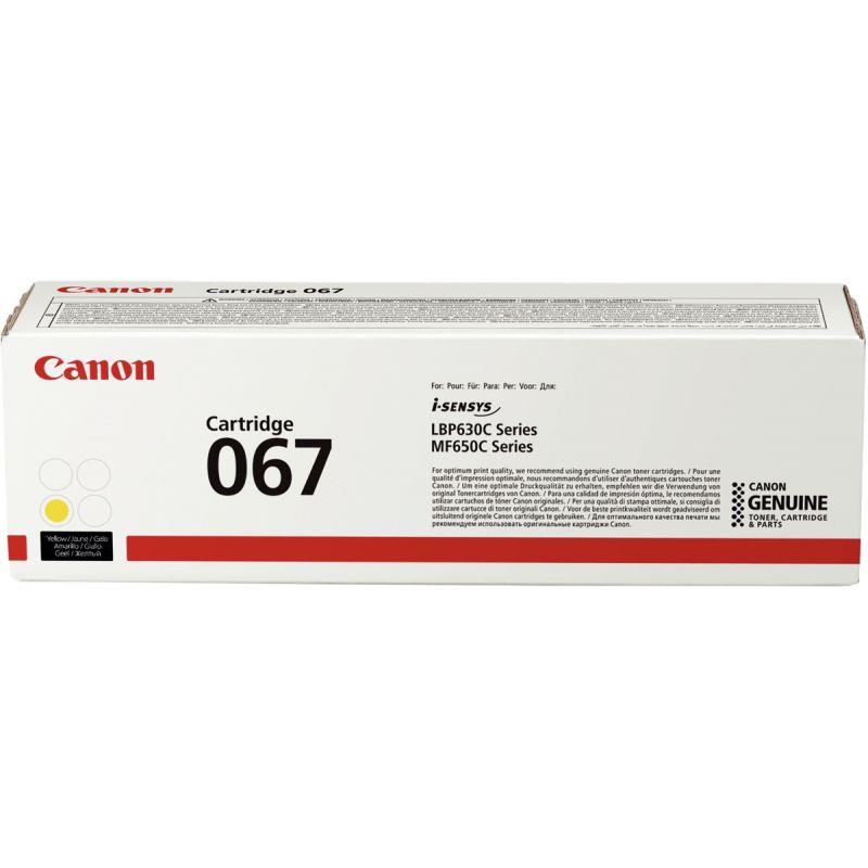 Image de  Canon 067 cartouche laser jaune authentique 