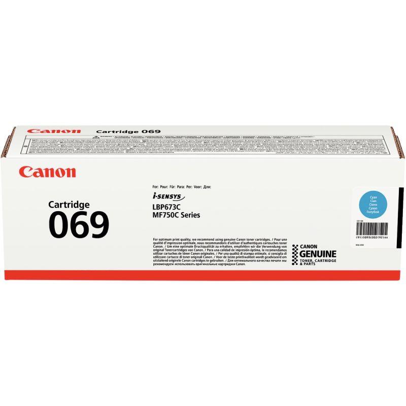 Image de  Canon 069 cartouche laser cyan authentique 