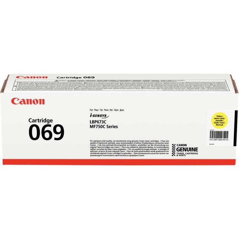 Image de  Canon 069 cartouche laser jaune authentique 