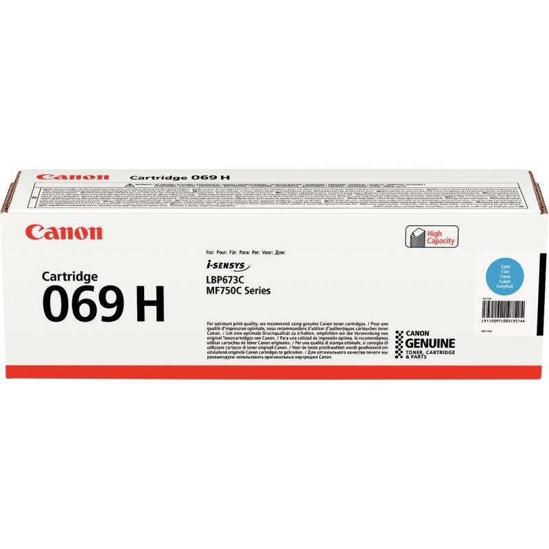 Image de  Canon 069H cartouche laser cyan haute capacité authentique 