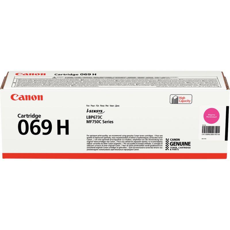 Image de  Canon 069H cartouche laser magenta haute capacité authentique 