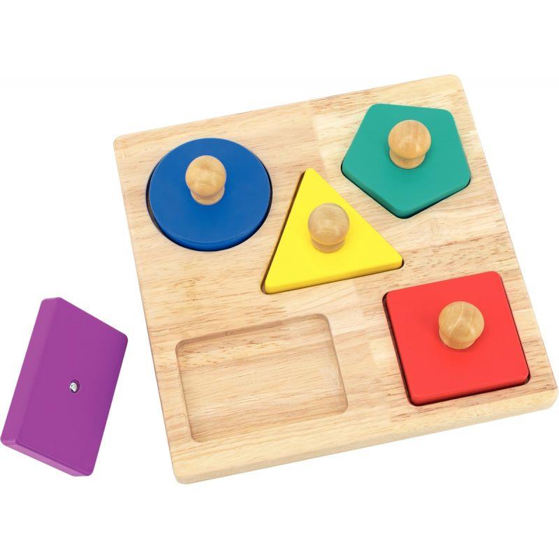 Image de  Encastrement maxi boutons en bois formes géométriques 