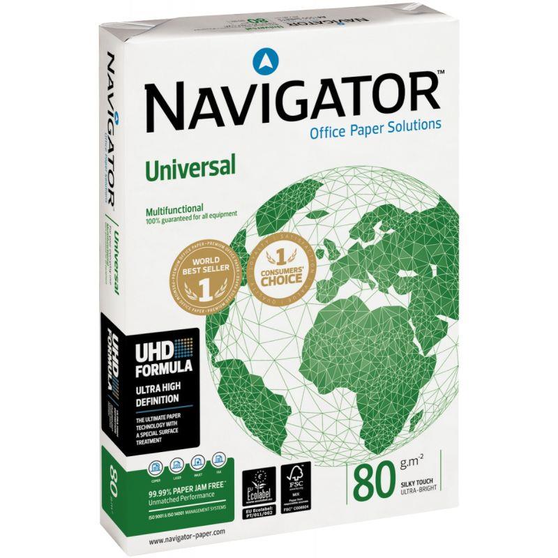 Image de  Ramette de 500 feuilles format A4 80g blanc NAVIGATOR 