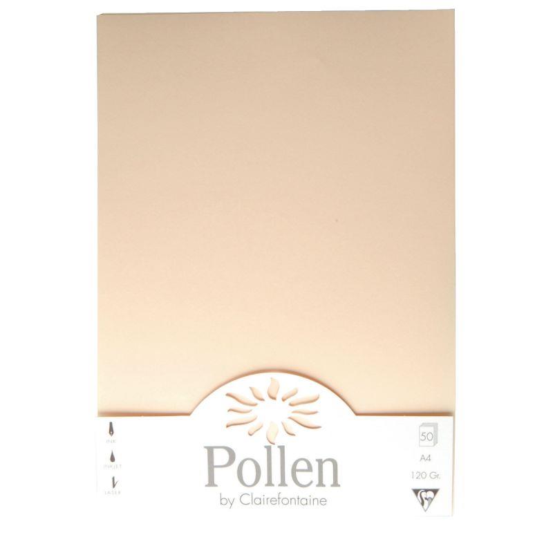 Image de  Paquet de 50 feuilles Pollen 210x297mm 120g ivoire 