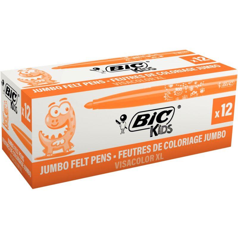 Image de  Boîte de 12 feutres Visacolor XL orange 