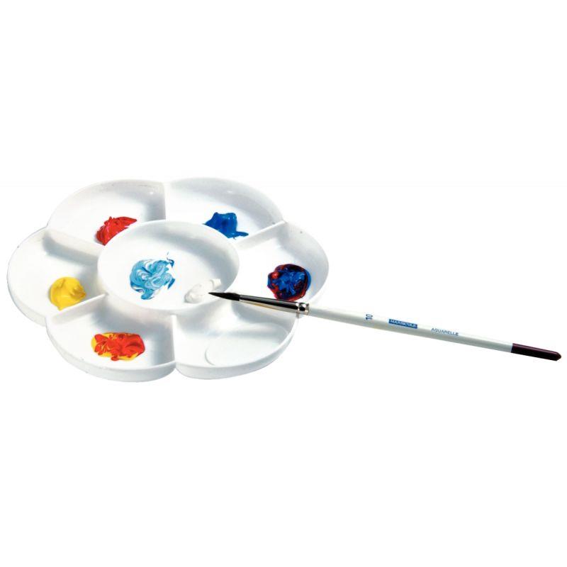 Image de  Palette marguerite plastique avec couvercle 