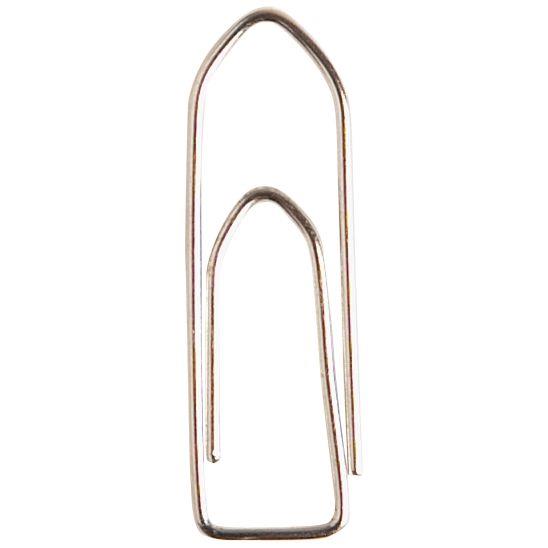 Image de  Boîte de 1000 trombones 30 mm bout chevron nickelé 