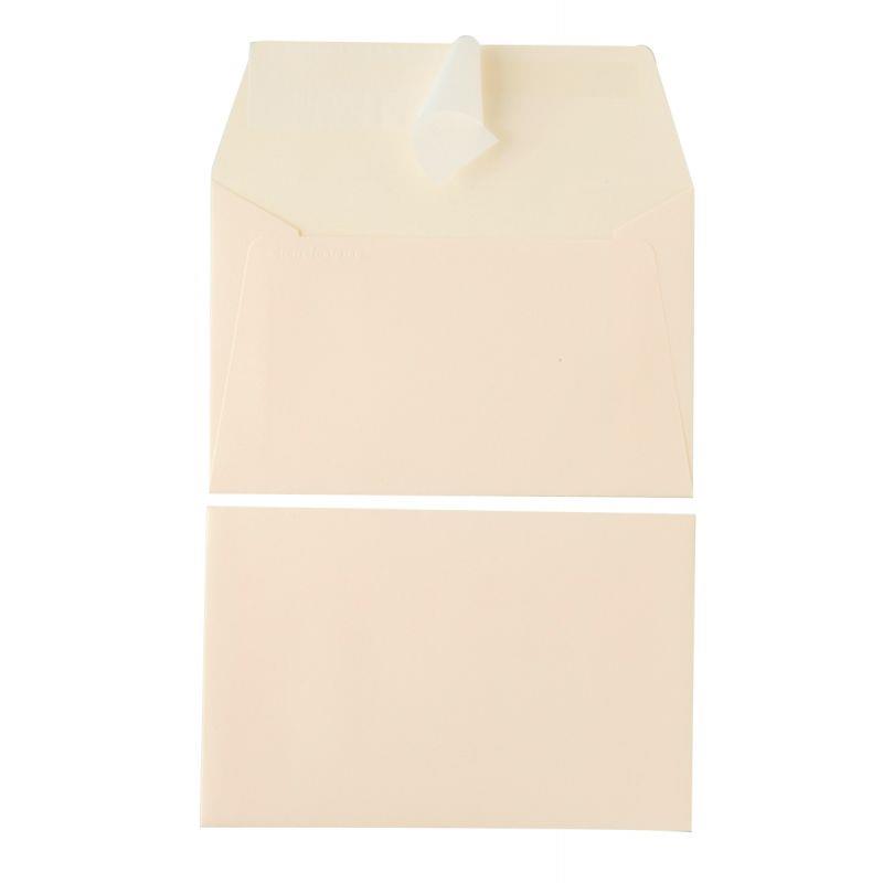 Image de  Paquet de 20 enveloppes Pollen 90x140mm 120g ivoire 