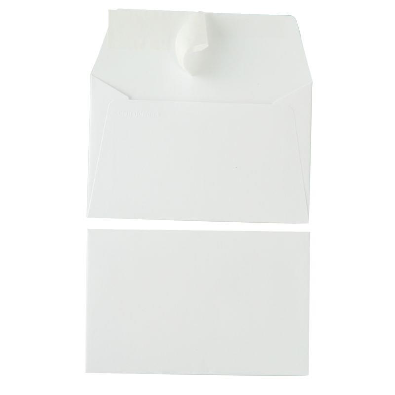 Image de  Paquet de 20 enveloppes Pollen 90x140mm 120g blanc 