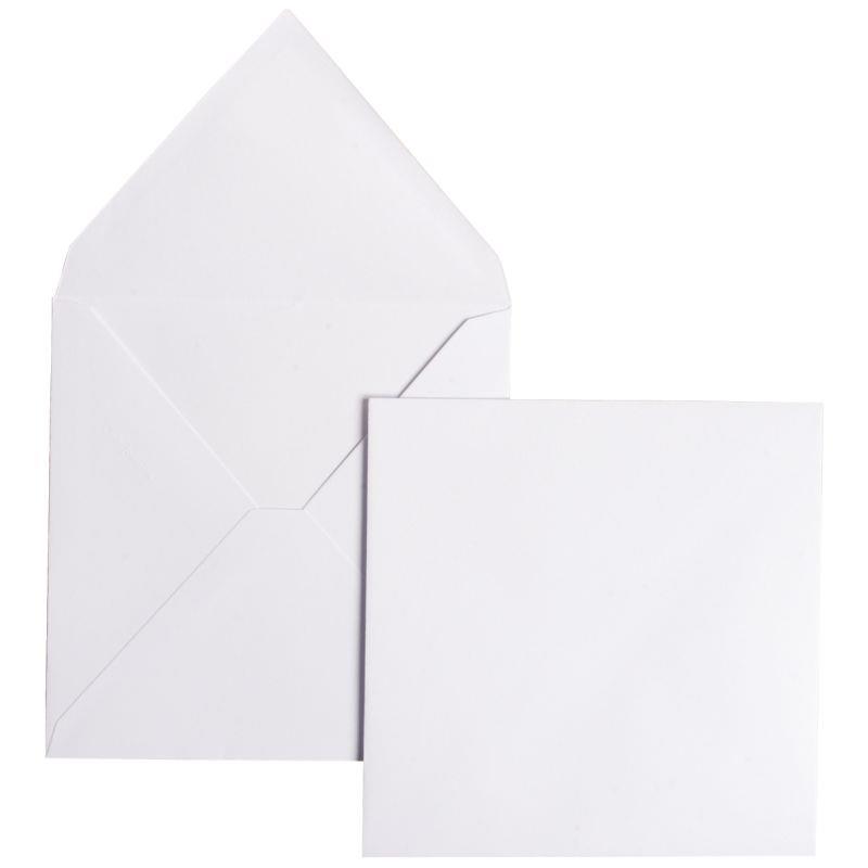 Image de  Paquet de 20 enveloppes Pollen 165x165mm 120g blanc 