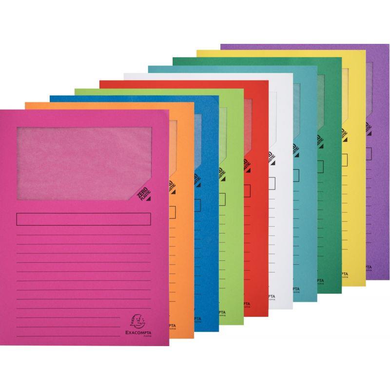 Image de  Paquet de 100 pochettes coin papier FOREVER 130g, coloris assortis 