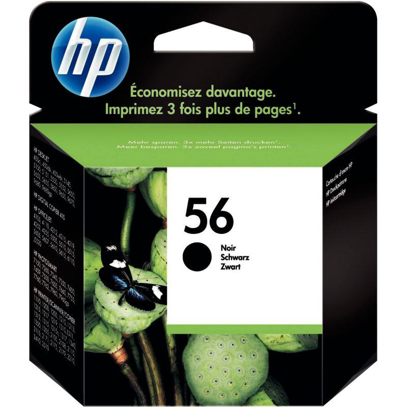 Image de  HP 56 cartouche d''encre noire authentique (C6656AE) 