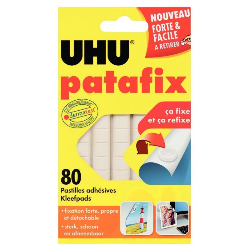 Image de  Blister de 80 pastilles adhésives Patafix blanches 