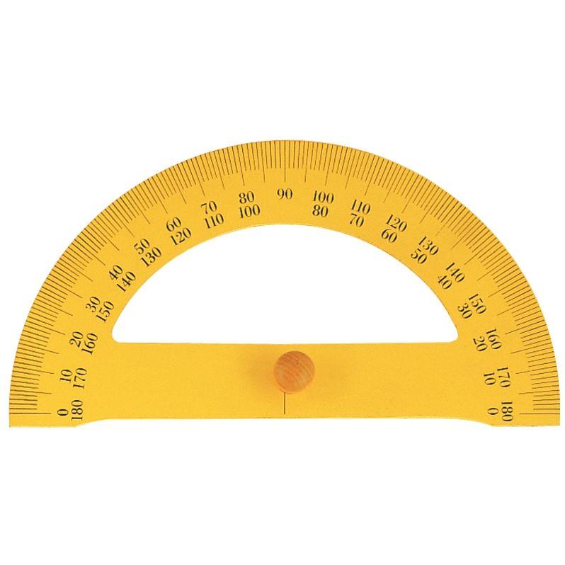 Image de  Rapporteur en bois aimanté 35cm 