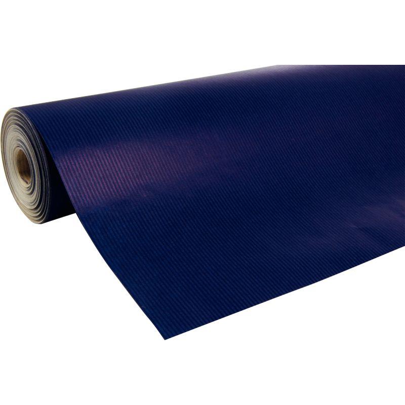 Image de  Rouleau papier cadeau 50x0.70m bleu foncé 