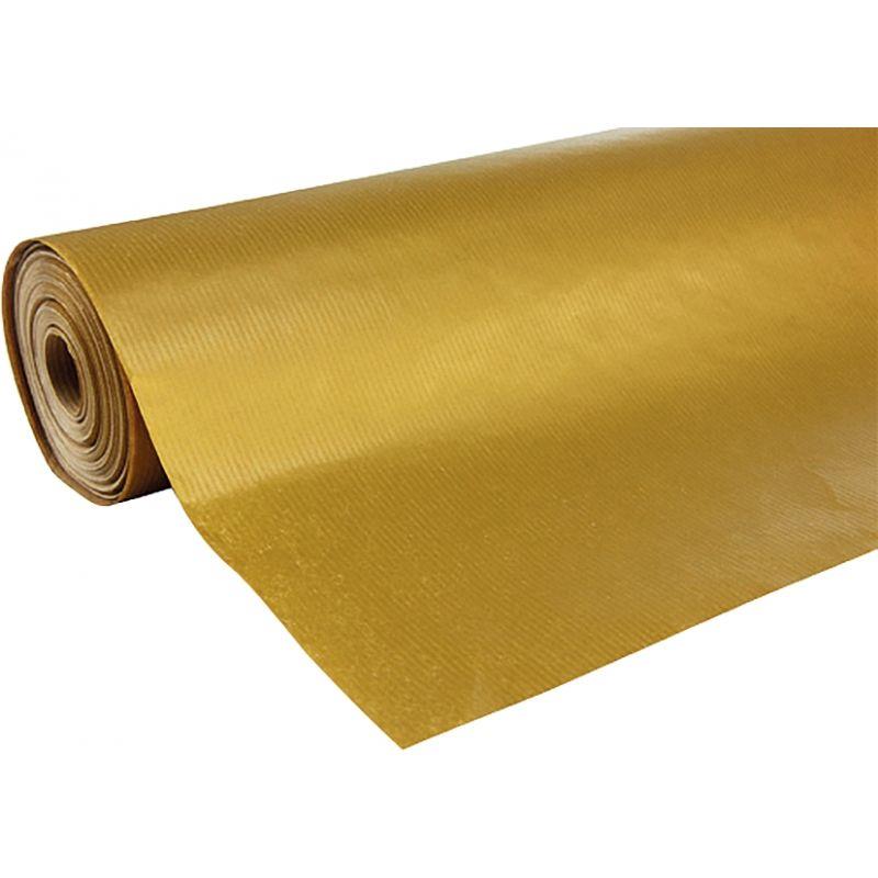 Image de  Rouleau papier cadeau 50x0.70m kraft or 