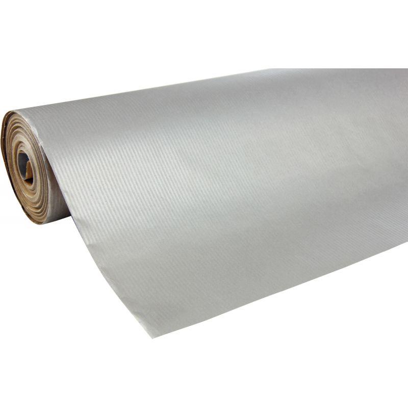 Image de  Rouleau papier cadeau 50x0.70m kraft argent 