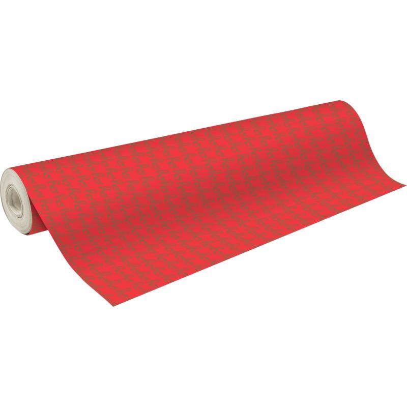 Image de  Rouleau papier cadeau 50x0.70m Hohoho rouge 