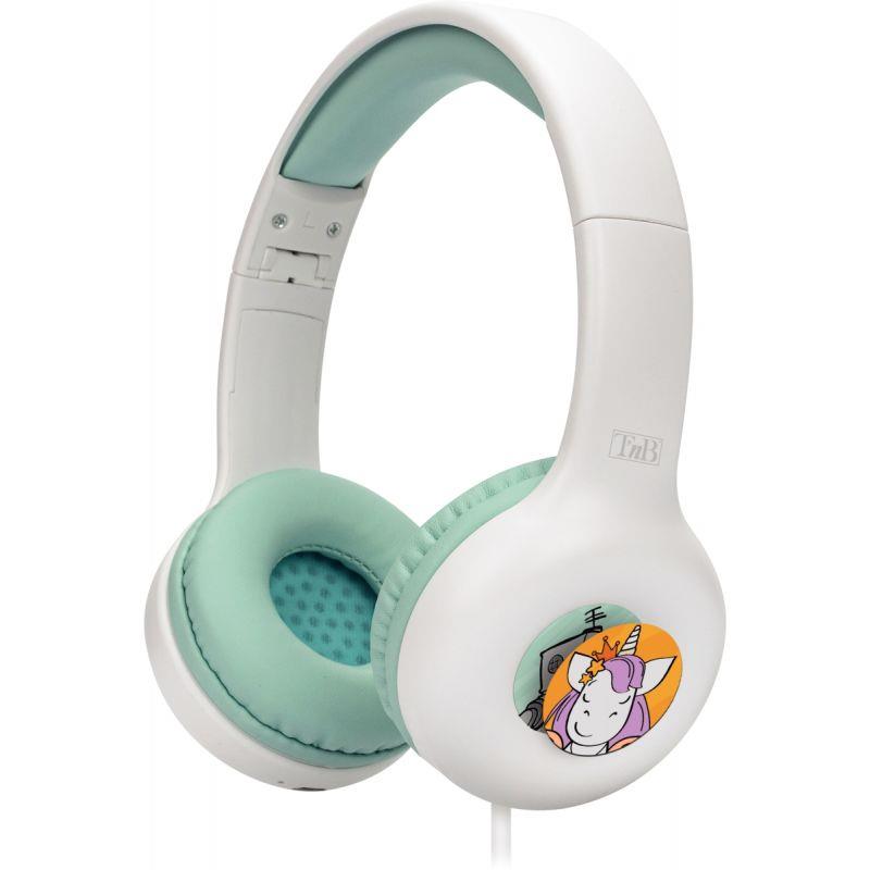 Image de  Casque filaire pour enfants jack 3,5 mm vert 