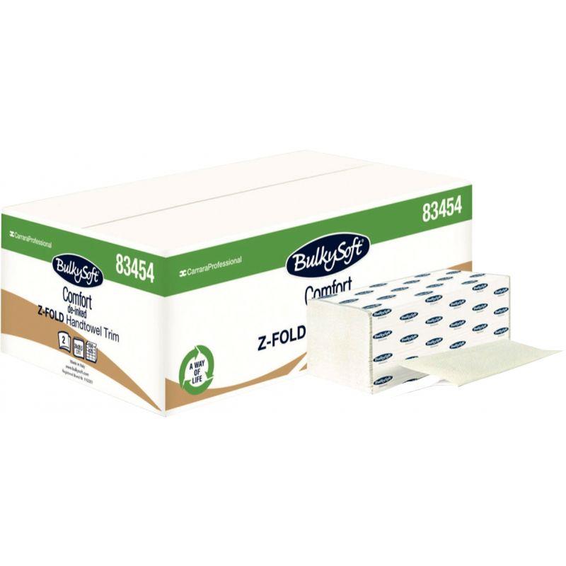 Image de  Carton de 3750 essuie-mains pliage Z blanc 