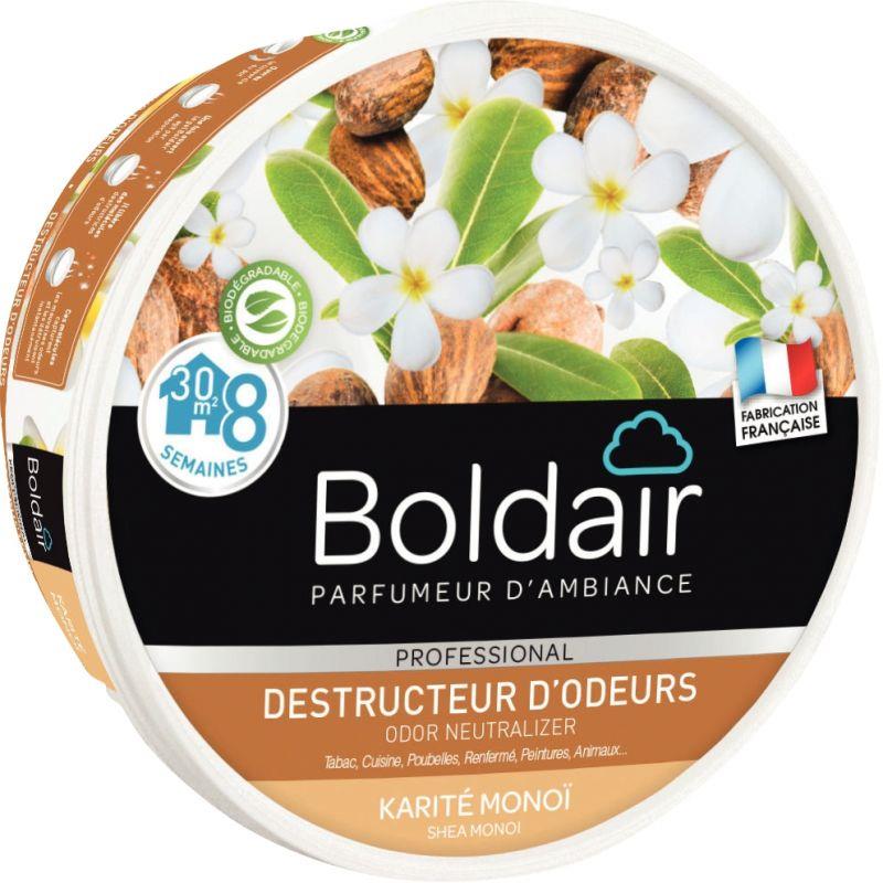 Image de  Boite gel destructeur d''odeurs BOLDAIR karité monoï 