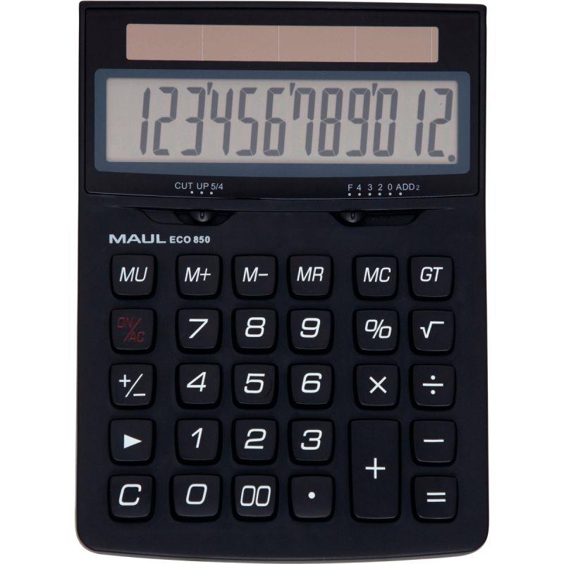 Image de  Machine à calculer de bureau MAUL 12 chiffres Green 850 