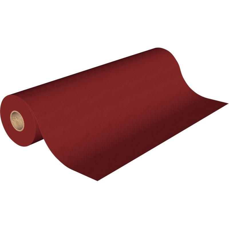 Image de  Rouleau papier cadeau kraft rouge ligné dimension 50m x 0,70m 