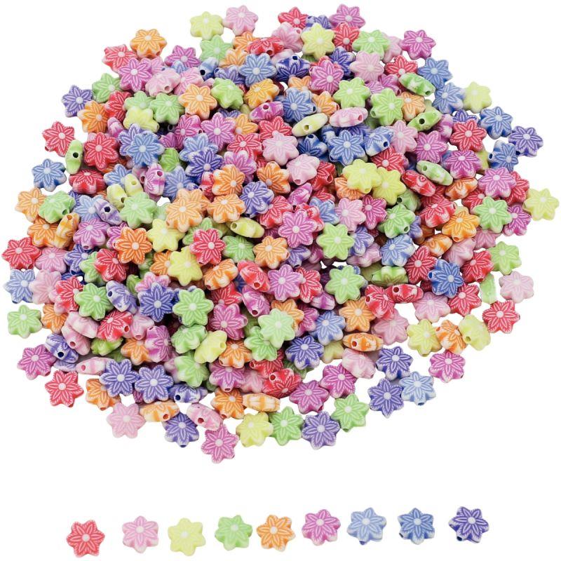Image de  Sac de 1000 perles Fleurs diamètre 11mm 