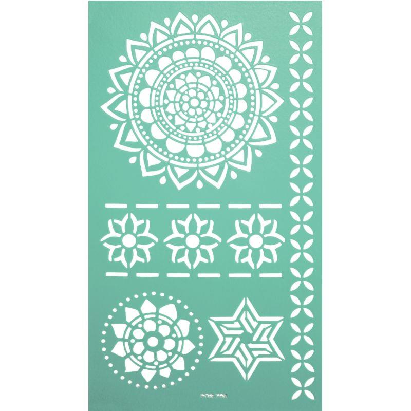 Image de  Lot de 3 pochoirs adhésifs motifs fantaisie 
