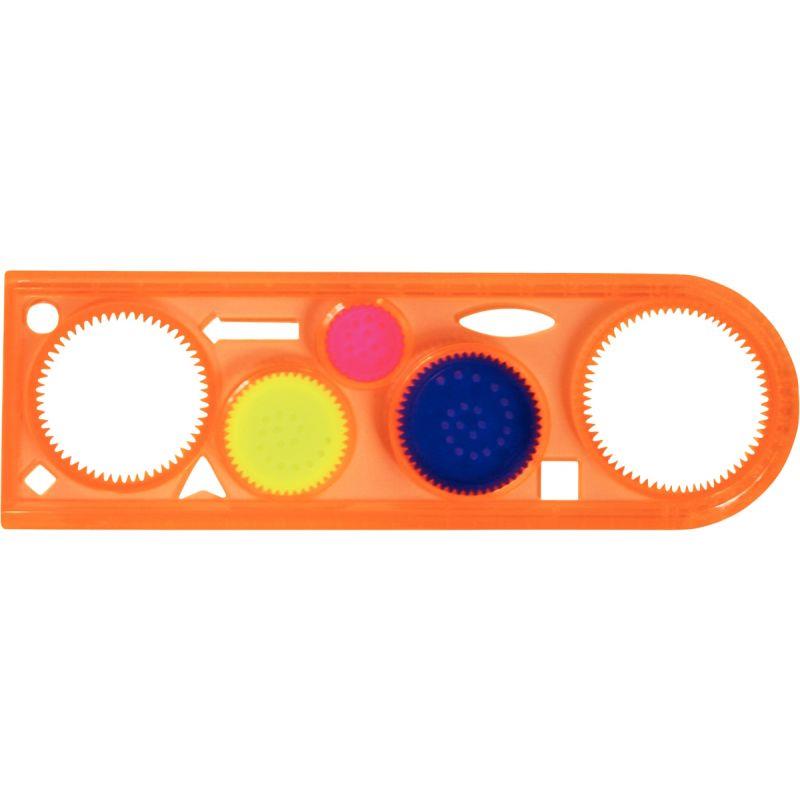 Image de  Lot de 10 règles spirographe 