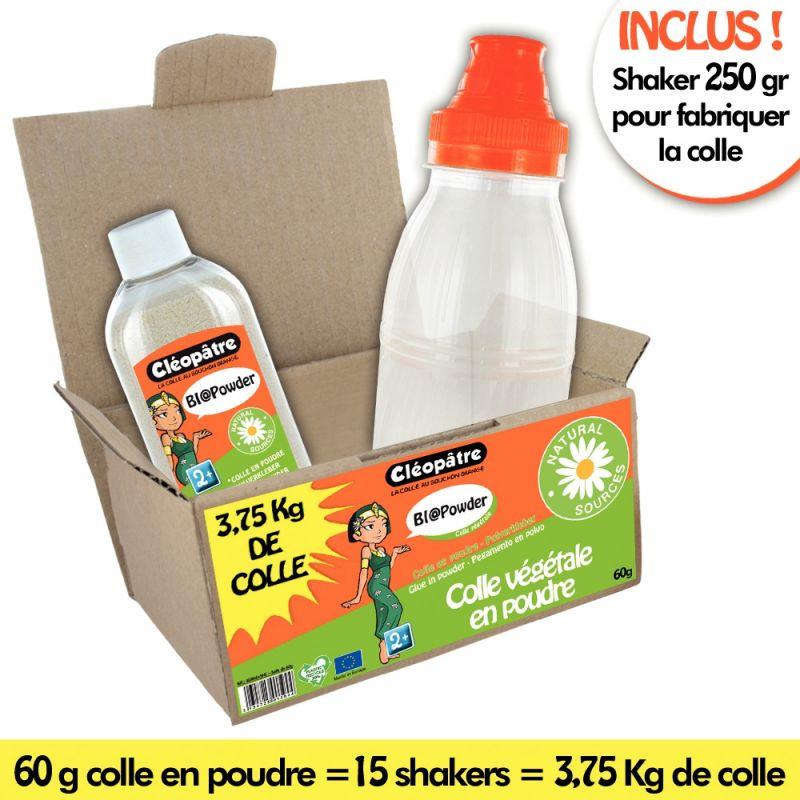 Image de  Kit de colle en poudre 60g + shakeur 