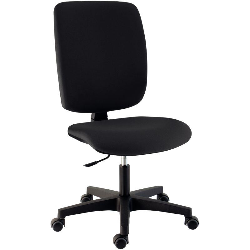 Image de  Siège KEVI contact permanent tissu noir + 1 paire d''accoudoirs 1D 