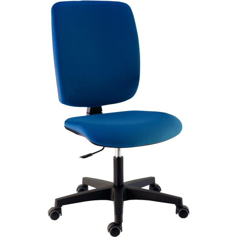 Image de  Siège KEVI contact permanent tissu bleu + 1 paire d''accoudoirs 1D 