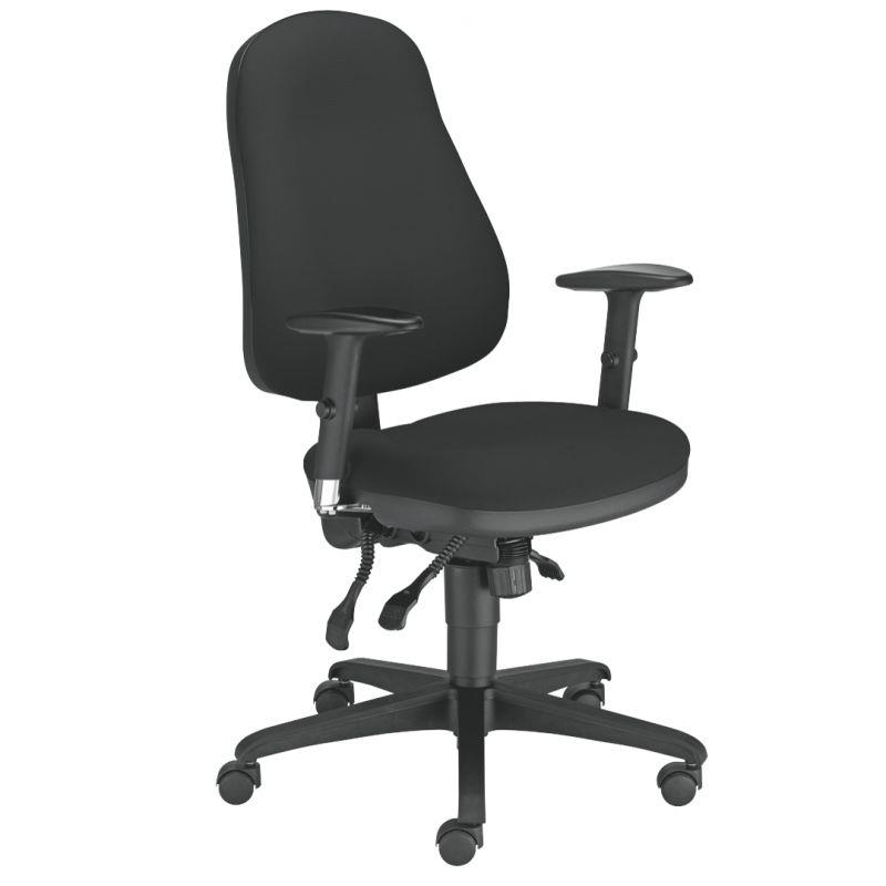 Image de  Siège opérateur Offix noir + 1 paire d''accoudoirs 