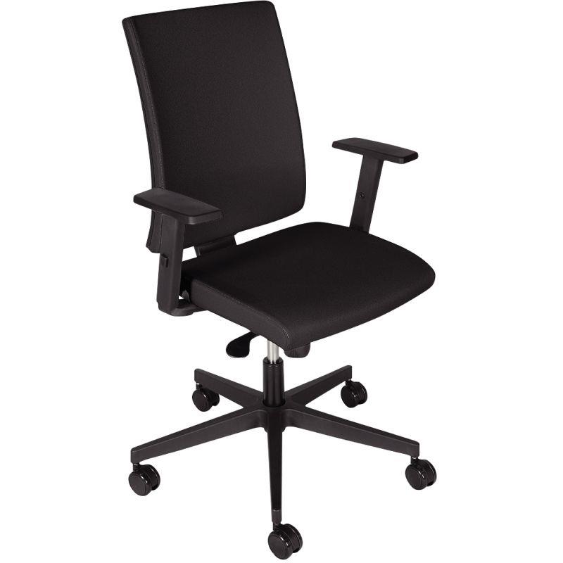 Image de  Siège manager Holde noir + 1 paire d''accoudoirs 2D 